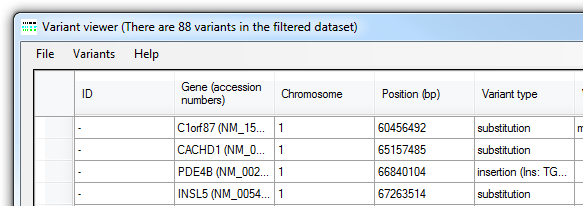 AgileExomeFilter Screenshot 5