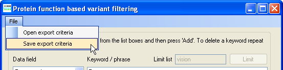 AgileGeneFilter Screenshot 15