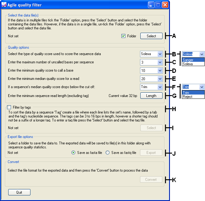 AgileQualityFilter Screenshot 1