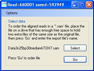 AgileSAMFileSorter Screenshot 2