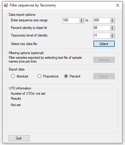 Setting the connection string